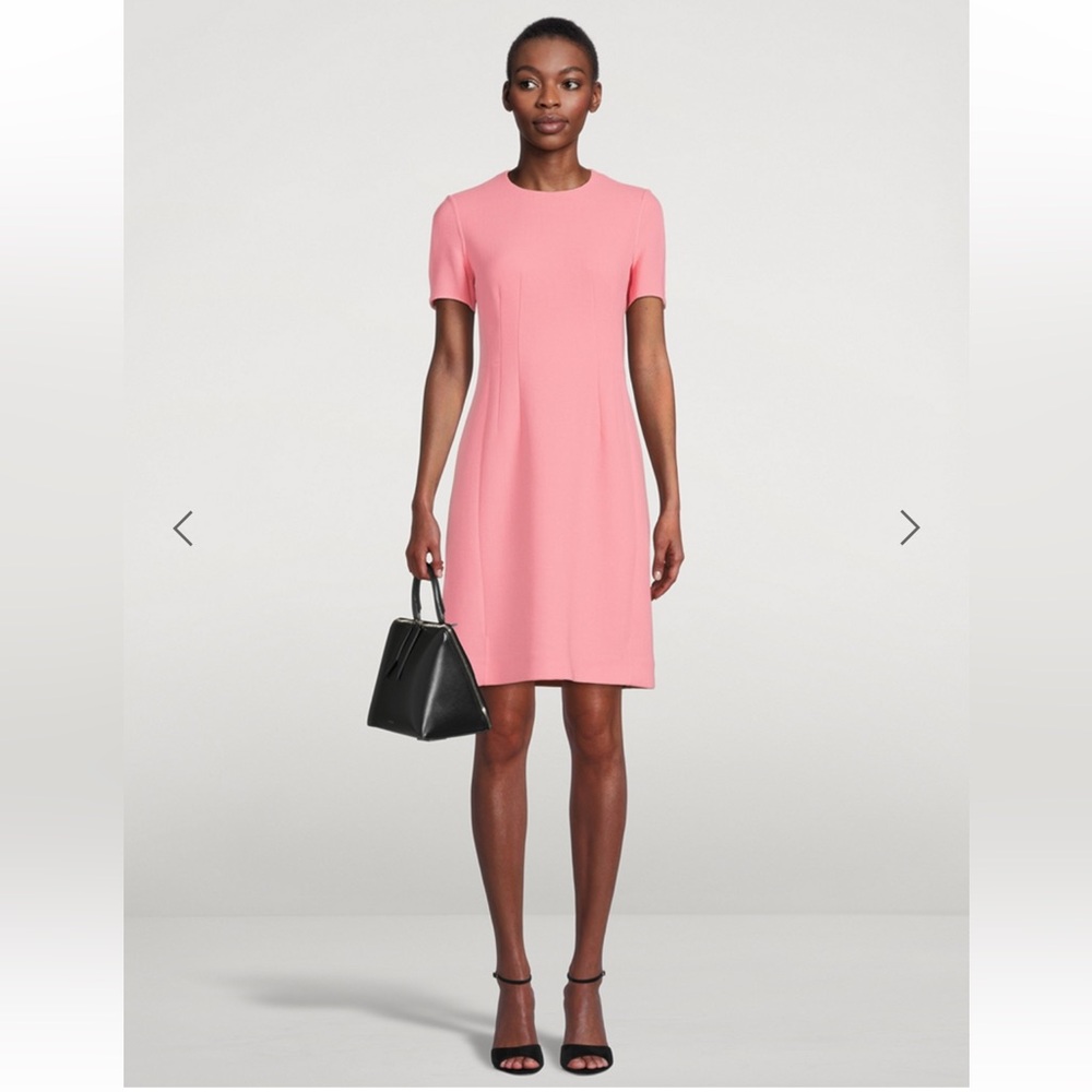 NWOT AKRIS Wool Crepe Sheath Dress